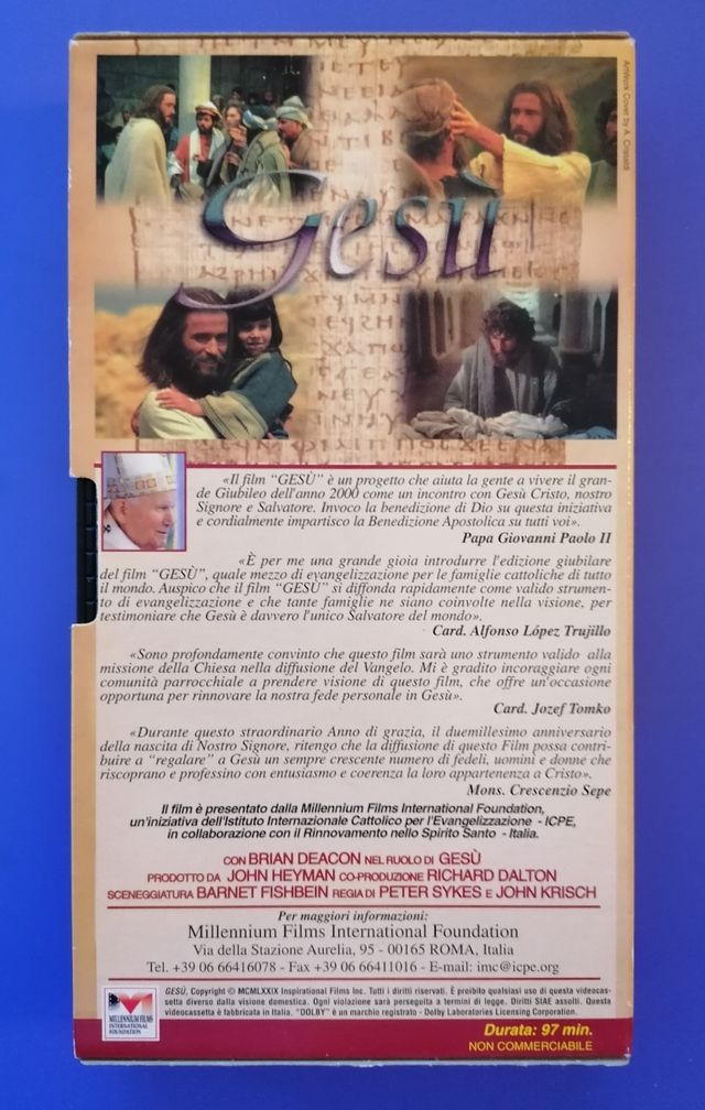 VHS "Gesù" (ed. speciale Giubileo) Brian Deacon