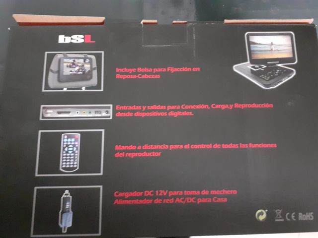 Reproductor DVD bSL FBSL10F 1 pantalla