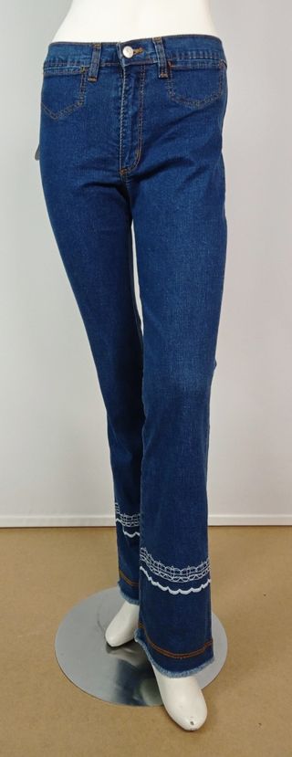 Pantalón vaquero campana vintage.