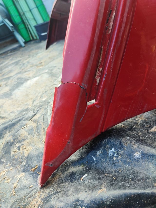 defensa trasera fiesta xr2i rs turbo