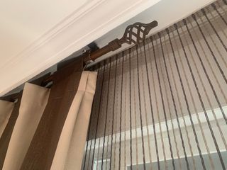 Venta cortina , visillo, barra .