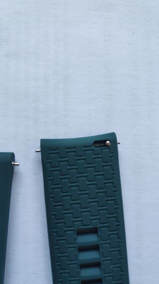 Cinturino smartwatch in silicone verde scuro