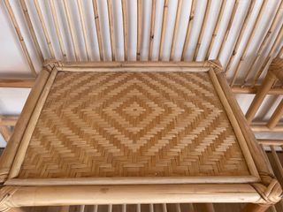 Cabezal y mesitas de Ratan nuevas sin estrenar