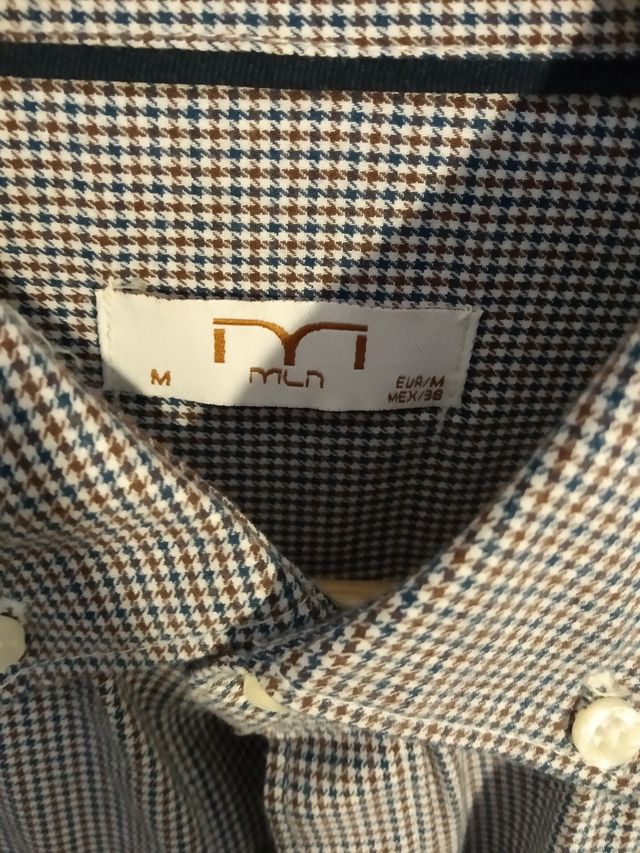 Camisa Milano de cuadros talla M - Sin estrenar