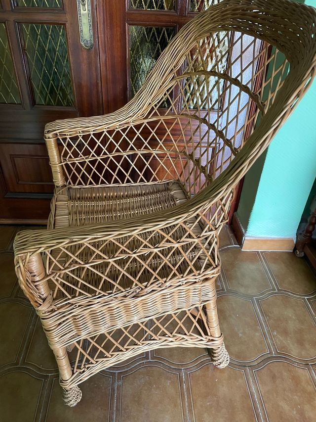 Silla de mimbre