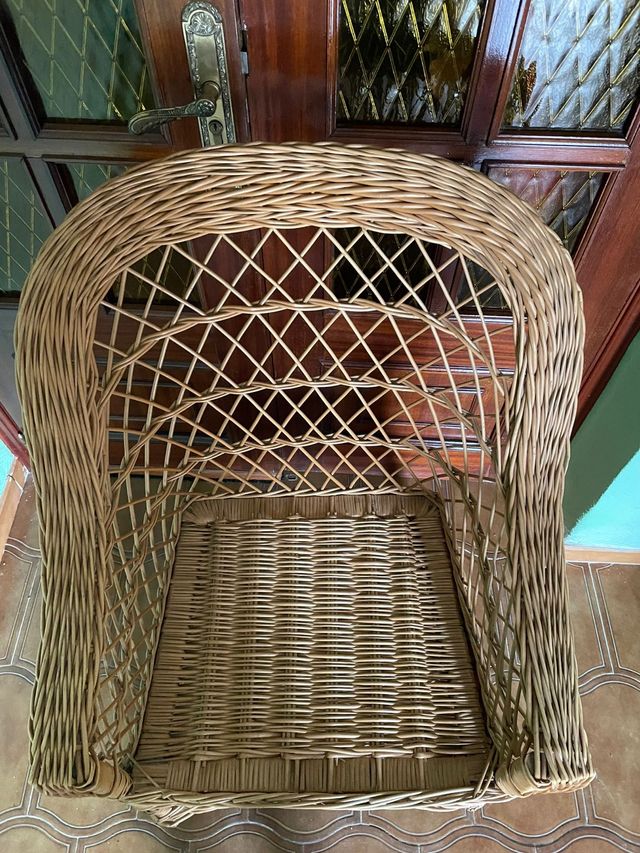 Silla de mimbre