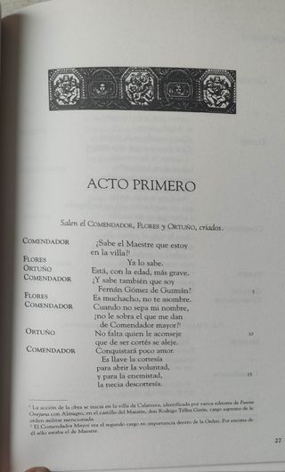 El mejor alcalde, el rey. Lope de Vega