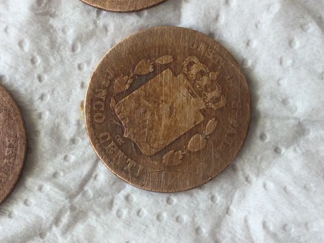 Monedas cinco céntimos Alfonso XII