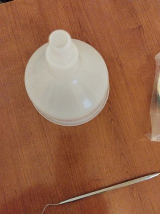 Embudo,Sonda y medida alginato