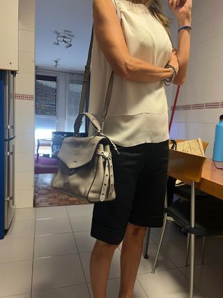 Bolso Michael Kors Original Gris Perla