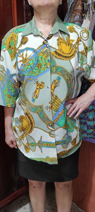 Blusa o camisa  vintage talla L a XL