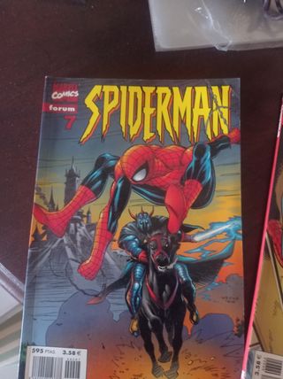tres tebeos antiguos de spiderman