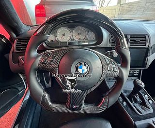 Volante BMW E46 E39 M3 M5 carbono led 