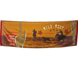 cartel lona Western