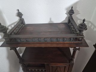 Mueble decoración antiguo de madera