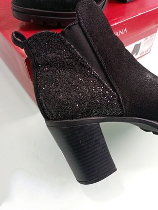 Botines tacón T. 36