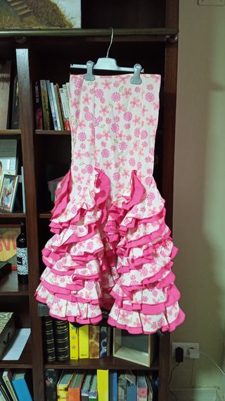 traje de flamenca tres piezas