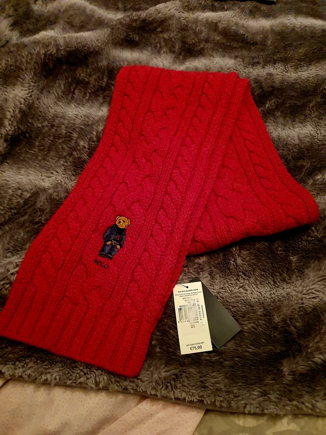 Bufanda Polo Raplh Lauren Teddy.