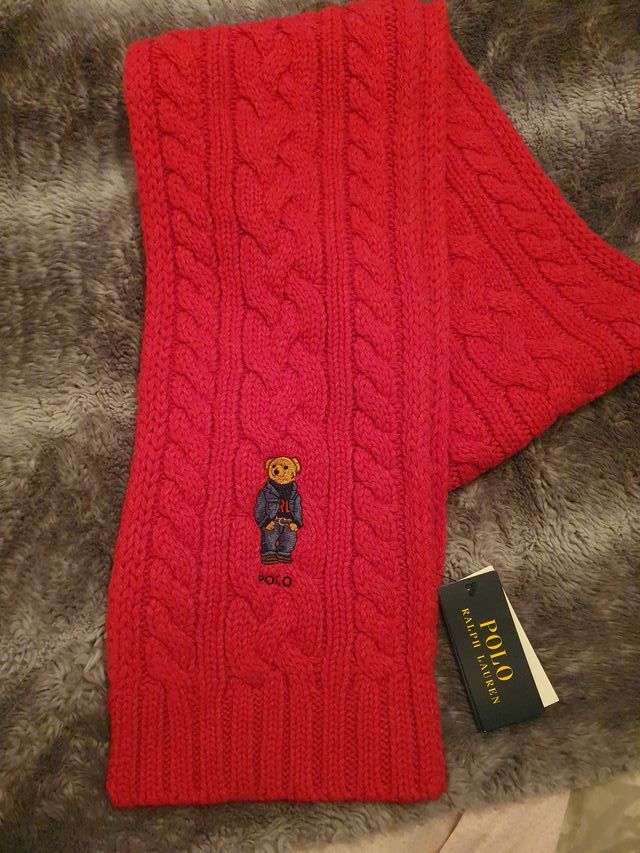 Bufanda Polo Raplh Lauren Teddy.