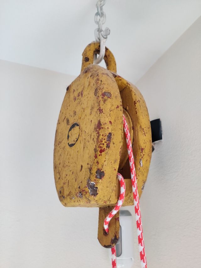 Conjunto de iluminación techo con poleas