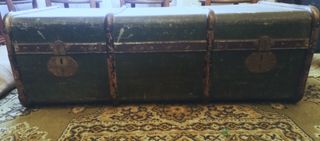 VINTAGE: Precioso baúl antiguo