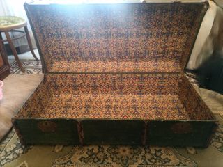 VINTAGE: Precioso baúl antiguo