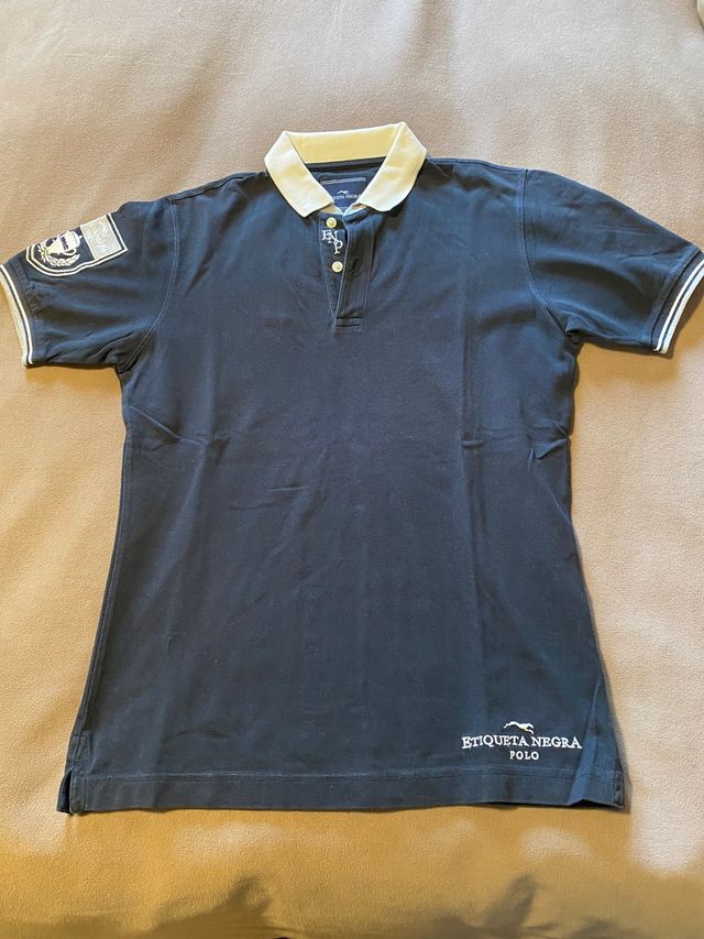 Polo etiqueta negra taglia M