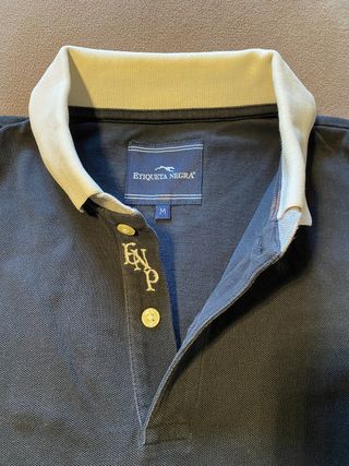Polo etiqueta negra taglia M