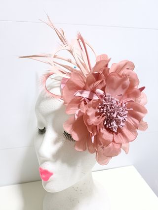 TOCADO DE FLOR ROSA PALO NUDE