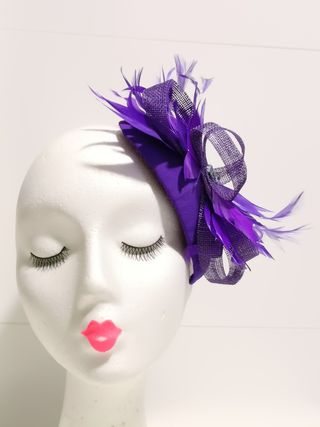 TOCADO COLOR MORADO