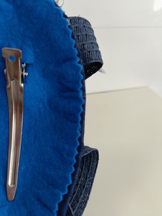 TOCADO CASQUETE COLOR AZUL MARINO