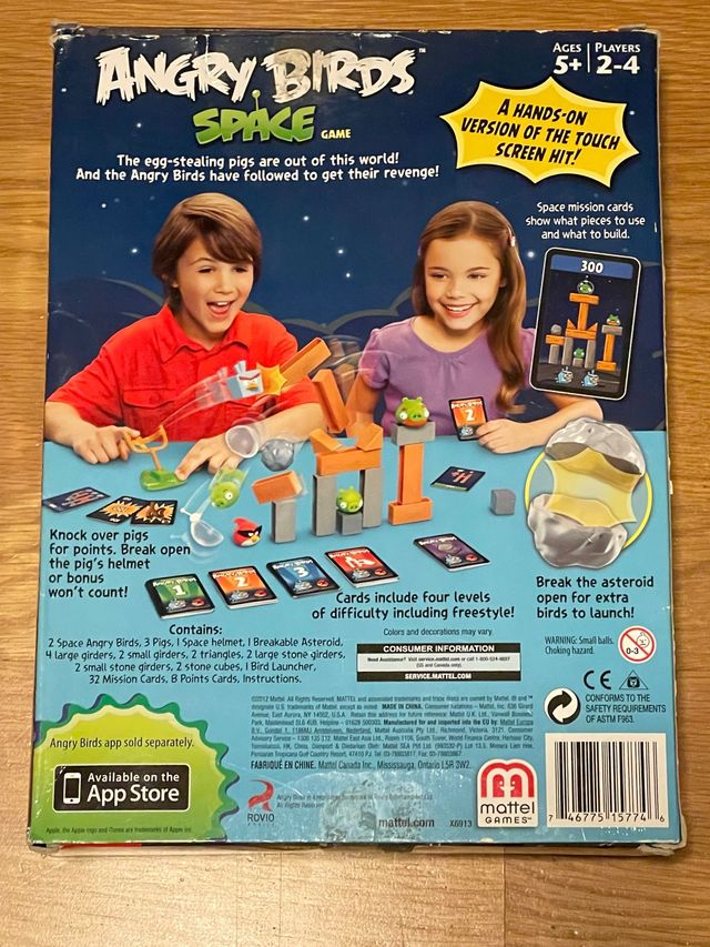 SPACE MATTEL ANGRY BIRDS (gioco spaziale)
