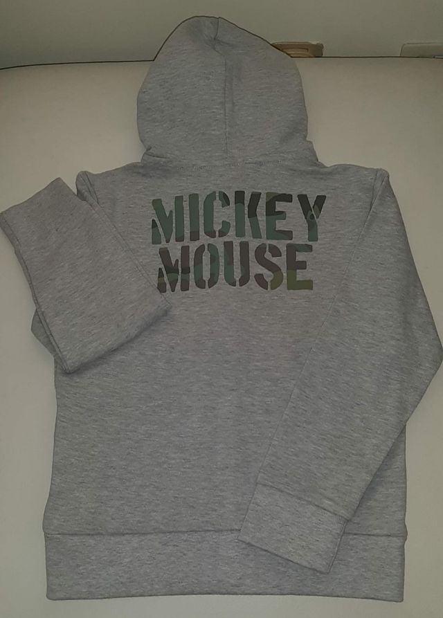 Felpa hoodie cotone felpato Disney 6/7 anni