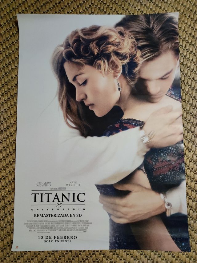 Póster 25 aniversario Titanic