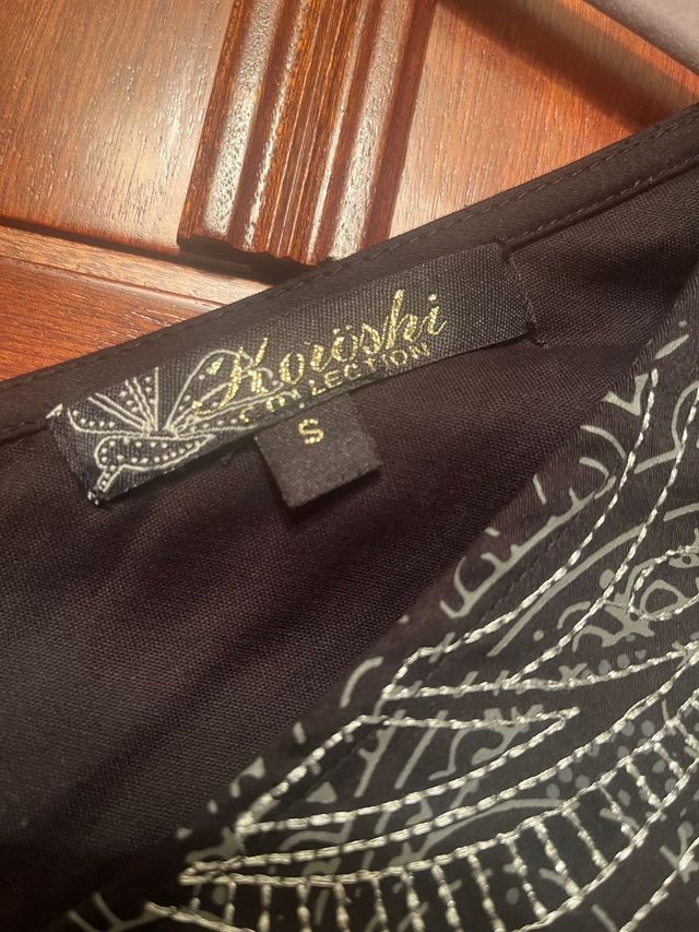 Vestido estampado talla S.