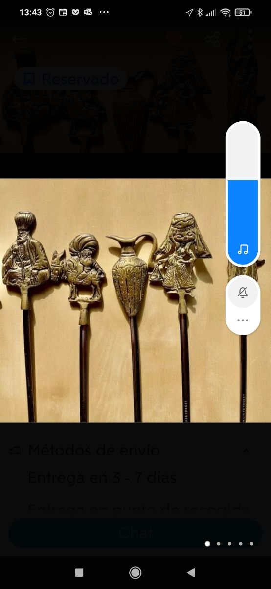 Set di spiedini. Carne turca in bronzo