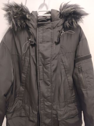 Parka negra chico
