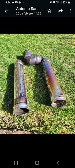 tubos chimenea leroy merlin nuevos