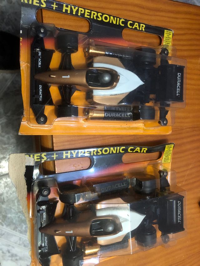 Auto da corsa Duracell d'epoca anni '80