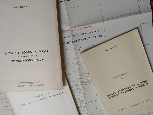 mappa gravimetrica Ciudad Real Santander Alava