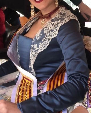 Traje fallera, corpiño + zapatos
