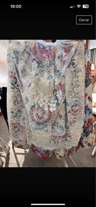 Traje fallera, corpiño + zapatos