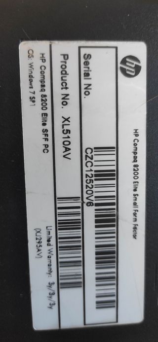 ordenador hp elite 
