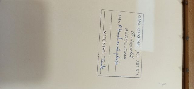 🖌️ Dibujo Charles Pardell - Certif. autenticidad