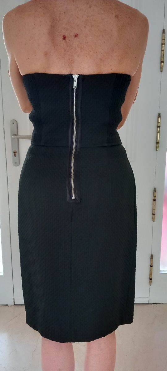 Vestido palabra de honor Zara.  Evento  Fiesta