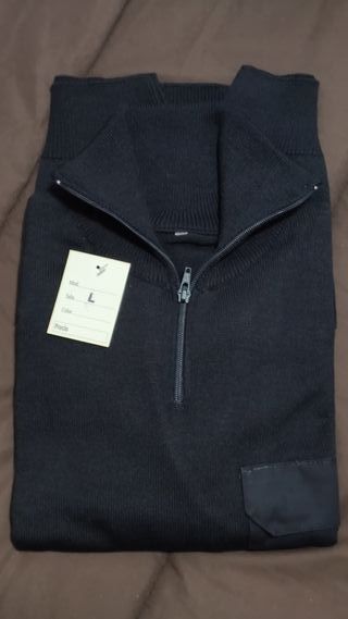 Jersey de cuello alto con cremallera Velilla