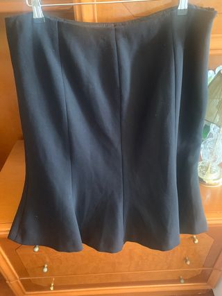 Falda negra Cortefiel T 48