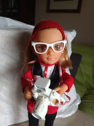 Muñeca Nancy fotógrafa /periodista