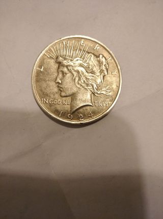 Moneta argento One Dollar 1924 USA