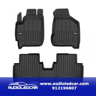 ALFOMBRILLAS CUBETA GOMA 3D KIA CARENS